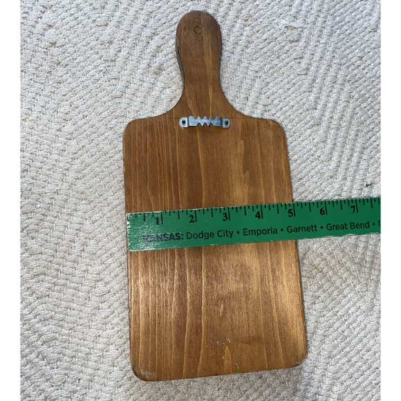 Vtg Hand Painted Folk Art Bundle Cutting Board Wooden Decorative Wall Art 70S - Picture 10 of 10